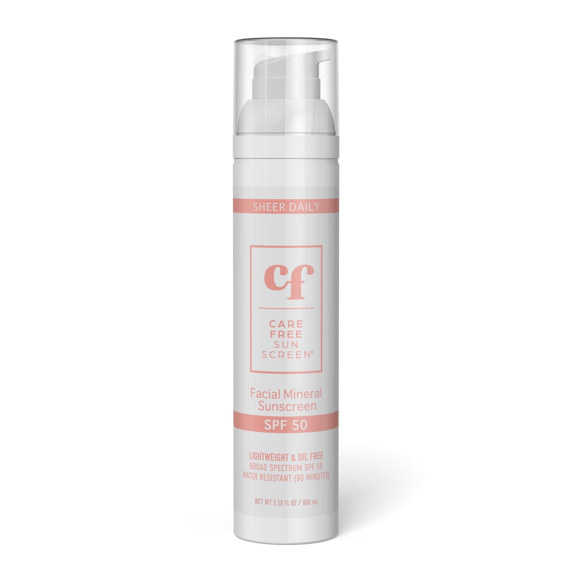 Carefree Daily Face Mineral Sunscreen SPF 50